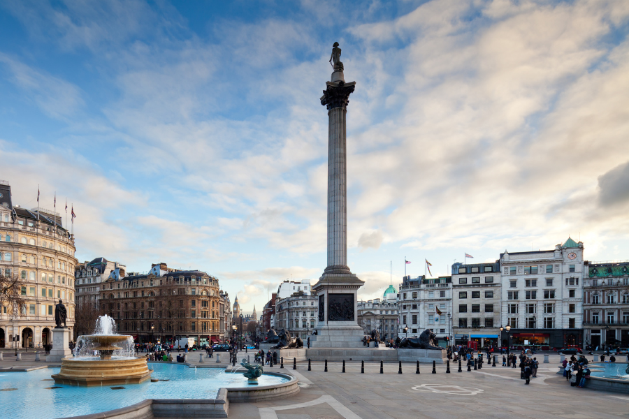 trafalgar square londres