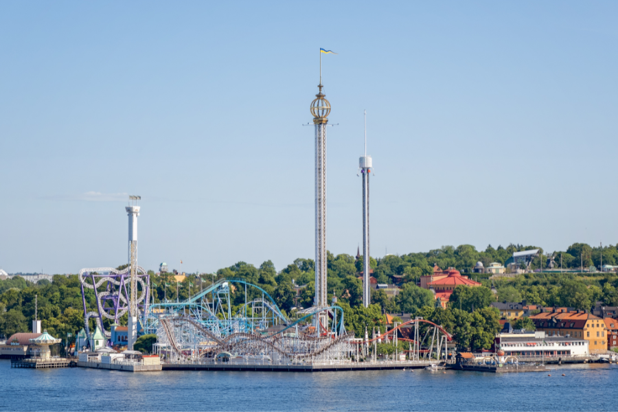 ile aux attractions à stockholm