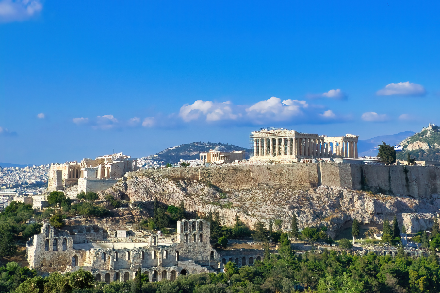L'Acropole et le Parthénon