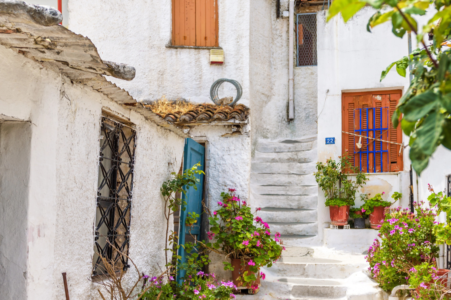 Le quartier Anafiotika à Athènes