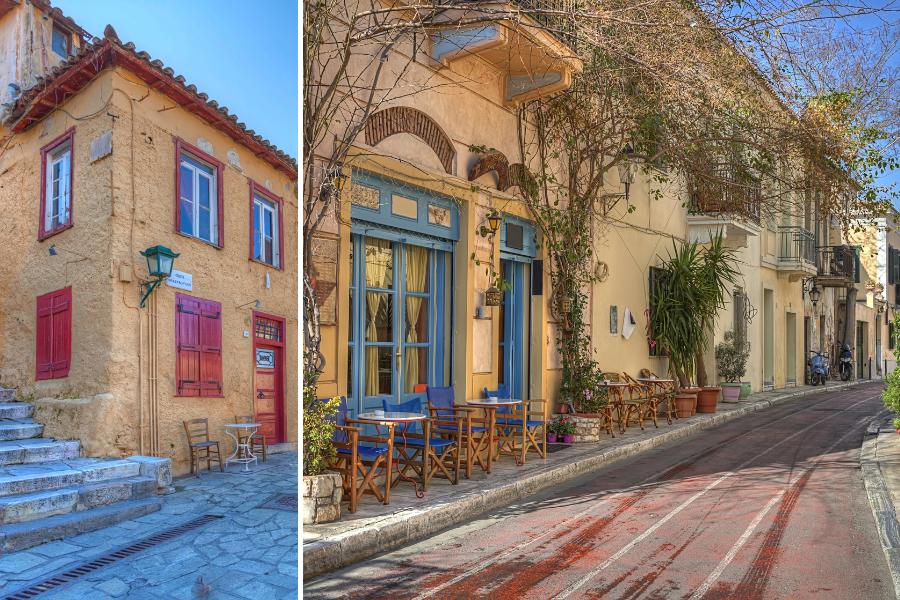 Quartier Plaka Athènes